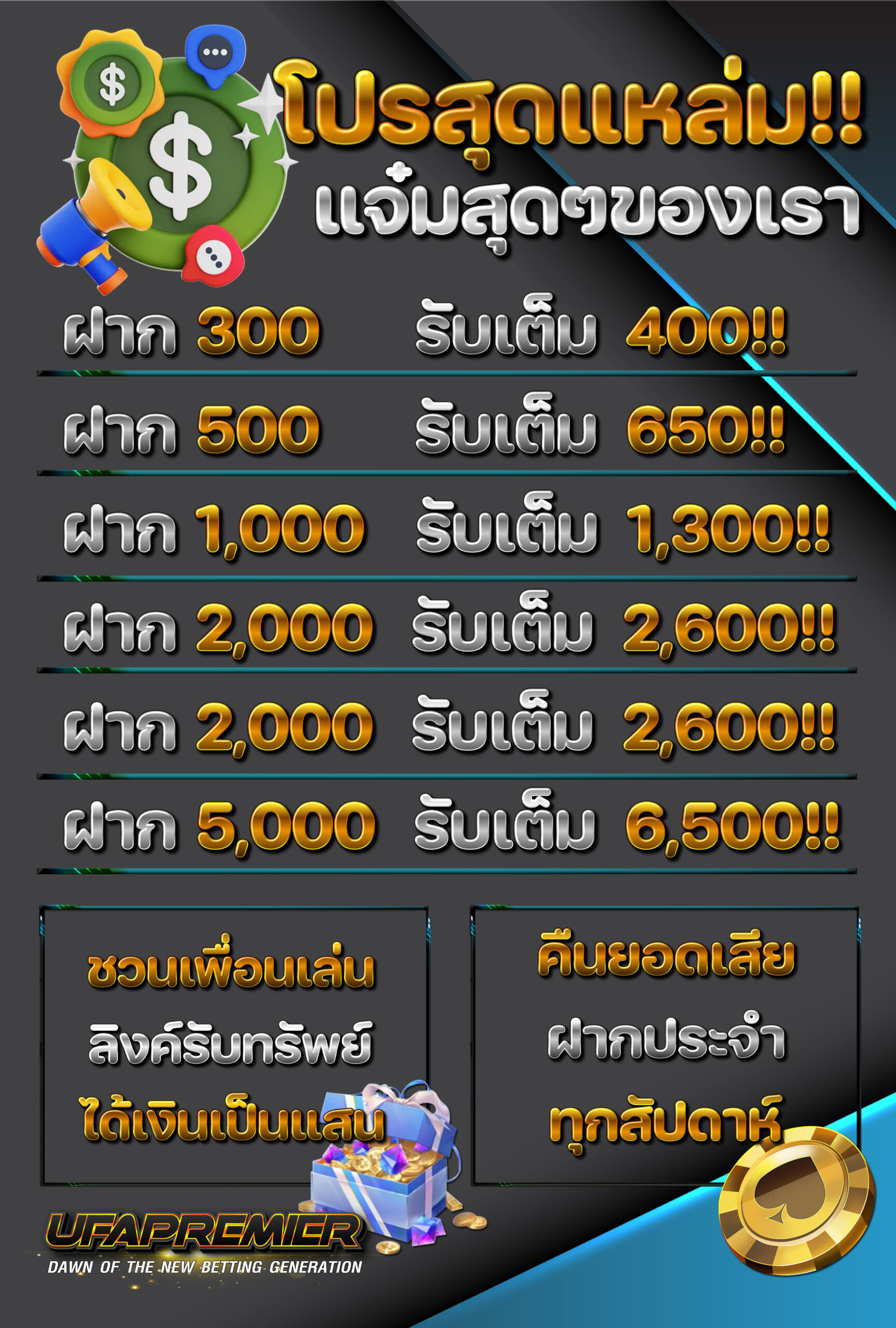 promotion ufapremier